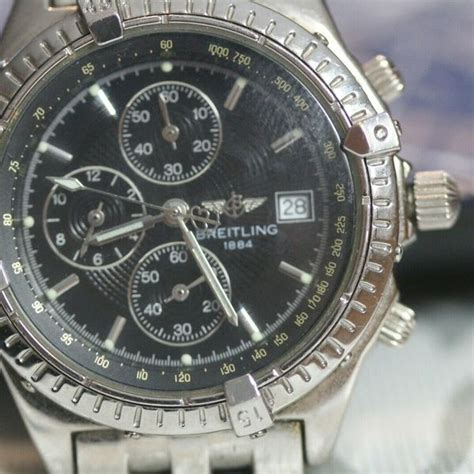 breitling 1884 chronograph stainless.